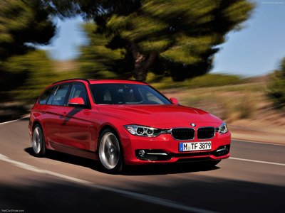 BMW 3 Series Touring 2013 Poster with Hanger