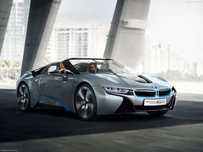 BMW i8 Spyder Concept 2012 tote bag
