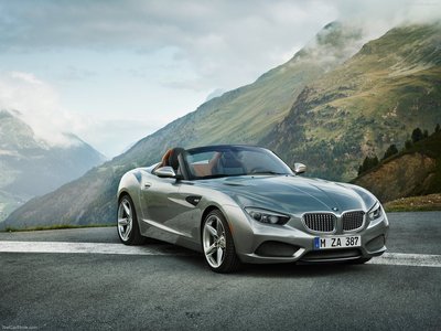 BMW Zagato Roadster Concept 2012 Poster with Hanger
