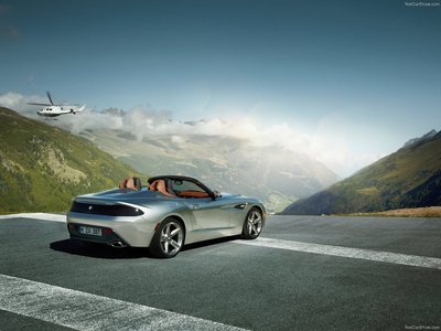 BMW Zagato Roadster Concept 2012 metal framed poster