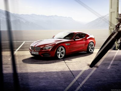 BMW Zagato Coupe Concept 2012 Poster with Hanger
