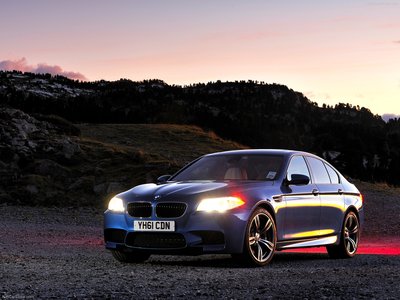 BMW M5 UK Version 2012 Poster with Hanger