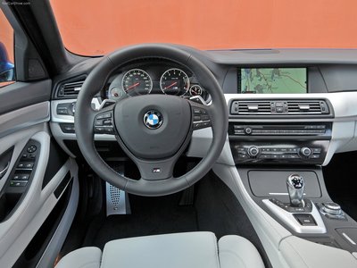 BMW M5 2012 wooden framed poster