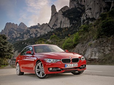 BMW 3 Series 2012 Poster with Hanger