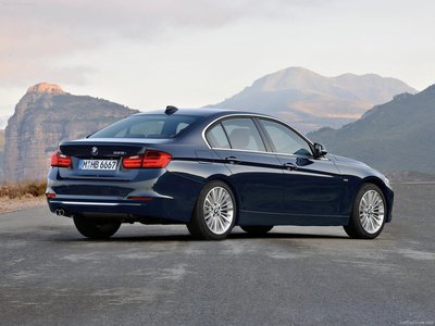 BMW 3 Series 2012 canvas poster