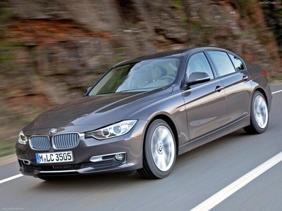 BMW 3 Series 2012 canvas poster