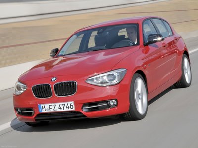 BMW 1 Series Sport Line 2012 Poster with Hanger