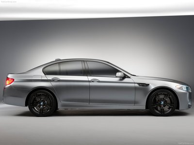 BMW M5 Concept 2011 metal framed poster