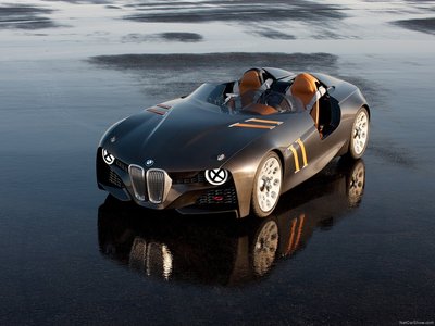 BMW 328 Hommage Concept 2011 wooden framed poster