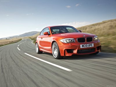 BMW 1 Series M Coupe UK Version 2011 Poster with Hanger