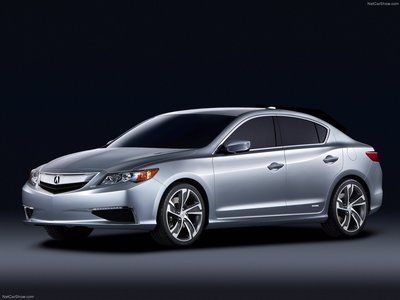Acura ILX Concept 2012 metal framed poster